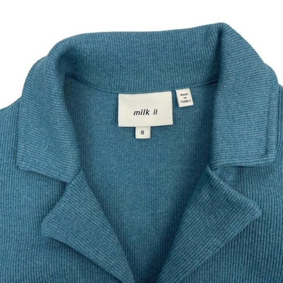 MILK IT The Ragged Priest Ridge Lace Front Crop Top Sz Small - Picture 5 of 7